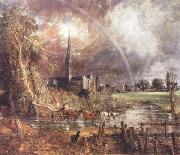 John Constable Salisbury Cathedral from the Meadows oil painting artist